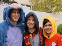 Halloween Highjinks 2017-114  Eeyore, Harry and Pooh (AKA Spencer, Sean and Mona)